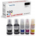 SMARTOMI Epson 102 Compatible 102 Ink Cartridges 5PK (2K C M Y)
