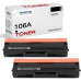 (With Chip) SMARTOMI HP 106A W1106A Compatible Toner Cartridge 2PK