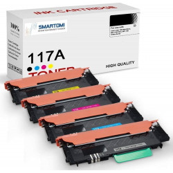 SMARTOMI HP 4PK KCMY Compatible 117A W2070A W2071A W2072A W2073A Toner Cartridge (with chip)