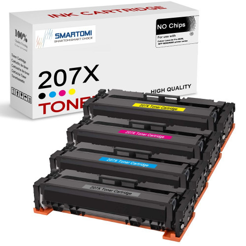 SMARTOMI HP 207X Compatible KCMY Toner Cartridge 4pk (NO chip)