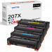 SMARTOMI HP 207X Compatible KCMY Toner Cartridge 4pk (NO chip)