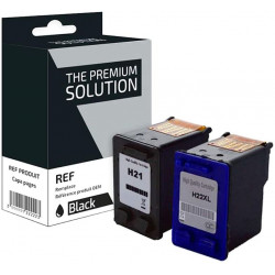SMARTOMI Remanufactured HP 21 22 Ink Cartridges