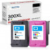 SMARTOMI Remanufactured HP 300XL 300 Ink Cartridges 2PK