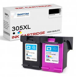 SMARTOMI Remanufactured HP 305XL Printer Ink Cartridges