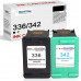 SMARTOMI Remanufactured HP 336 342 Ink Cartridges 2PK
