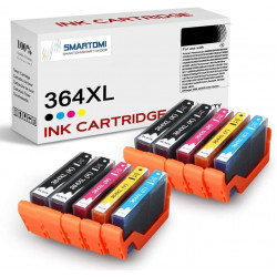 SMARTOMI 10PK HP 364XL High Yield Compatible Ink Cartridges