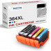 SMARTOMI 5PK HP 364XL High Yield Compatible Ink Cartridges (2kcmy)