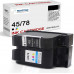SMARTOMI Remanufactured HP 45 HP 78 Compatible Ink Cartridges (1 Black, 1 Color)