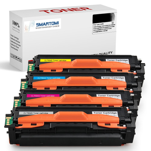 SMARTOMI Samsung CLT504S Compatible for Samsung CLT504S Toner Cartridge 4PK