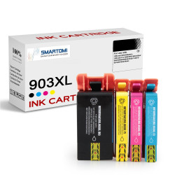 SMARTOMI 4PK HP 903XL Compatible KCMY Ink Cartridges
