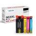 SMARTOMI 4PK HP 903XL Compatible KCMY Ink Cartridges