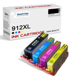 SMARTOMI Remanufactured HP 913A 913 Ink Cartridges 4PK