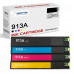 SMARTOMI Remanufactured HP 913A 913 Ink Cartridges 4PK (KCMY)