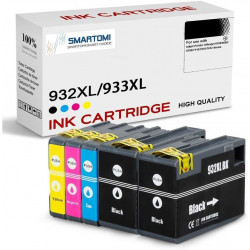 SMARTOMI HP 932XL 933XL Compatible Ink Cartridges 5 Pack