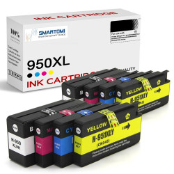 SMARTOMI HP 950XL 950 Compatible For HP 950 XL Ink Cartridges 8PK (2K 2C 2M 2Y)