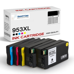 SMARTOMI 5PK HP 953 953XL High Yield Compatible Ink Cartridges