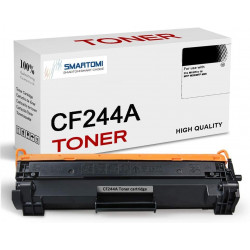 SMARTOMI 1PK HP CF244A 44A Compatible Black Toner Cartridges (With Chip, 1000 Pages)