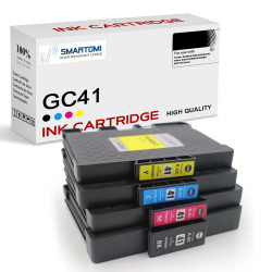 SMARTOMI Ricoh GC41 GC41XL Compatible Ink Cartridges 4PK (KCMY)