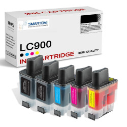 SMARTOMI Brother LC900 LC950 LC41 Compatible Ink Cartridges 5PK 2K CMY