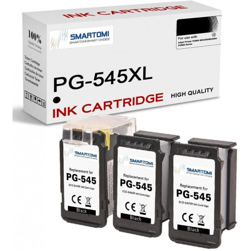 SMARTOMI remanufactured HP PG-545XL ink cartridges (1 x Printhead, 3 xBlack)