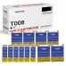 SMARTOMI Epson T008 T007 Compatible Ink Cartridges 12PK (1Black 1Colore)