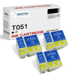 SMARTOMI Epson T051 T052 Compatible Ink Cartridges 6PK