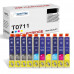 SMARTOMI Epson T0711 0712 0713 0714 Compatible Ink Cartridges 10PK (4K 2C 2M 2Y)