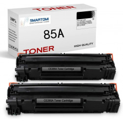 SMARTOMI HP CE285A 85A Compatible Toner Cartridges (Black, 2-Pack)