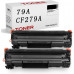 SMARTOMI HP CF279A 79A Compatible Toner Cartridge 2PK (with chip)