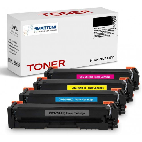 SMARTOMI Canon 045H CRG054H Compatible Toner Cartridge 4PK