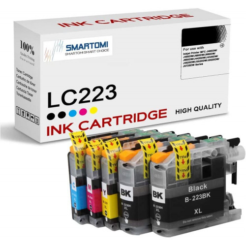 SMARTOMI Brother LC223 LC223 Ink Cartridges 10pk