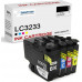 SMARTOMI Brother LC3233 LC3233BK Compatible Ink Cartridges 4PK (KCMY)