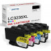 SMARTOMI Brother LC3235XL LC3235 XL LC 3235 Compatible Ink Cartridges 4PK (KCMY)