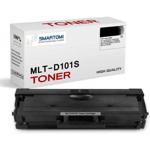 SMARTOMI 1PK Samsung MLT-D101S Compatible Black Toner Cartridges