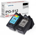 SMARTOMI Remanufactured Canon PG512 CL513 Ink Cartridges 2PK