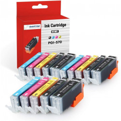 SMARTOMI 15PK Canon PGI-570XL CLI-571XL Compatible Ink Cartridges
