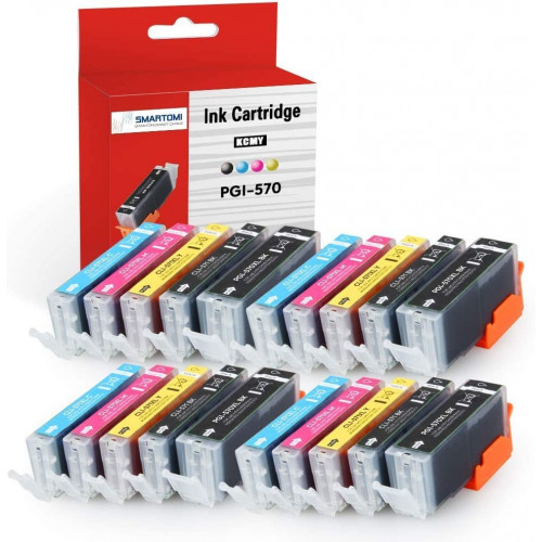 SMARTOMI 20PK Canon PGI-570XL CLI-571XL Compatible Ink Cartridges