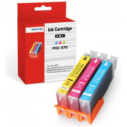 SMARTOMI 3PK Canon PGI-570XL CLI-571XL Compatible Ink Cartridges