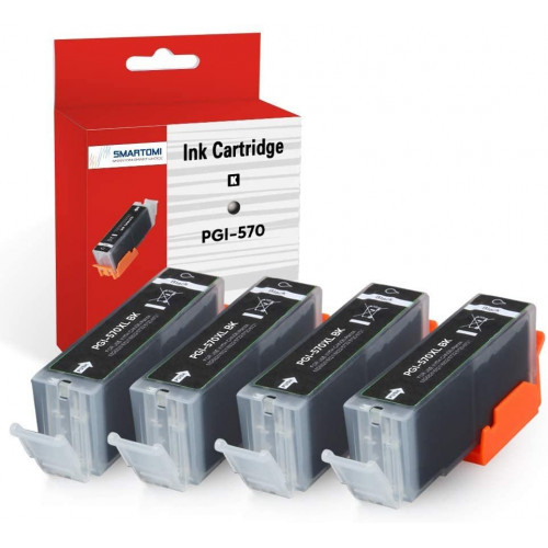 SMARTOMI 4PK Canon PGI-570XL CLI-571XL Compatible Ink Cartridges