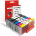 SMARTOMI 5PK Canon PGI-580 XXL CLI-581 XXL Compatible Ink Cartridges