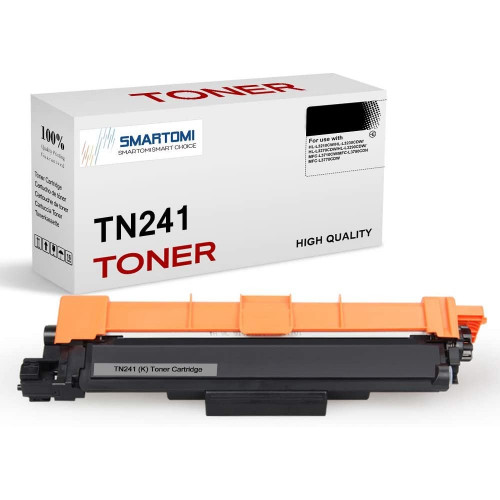 SMARTOMI 1PK Brother TN241 Compatible Black Toner Cartridge