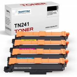 SMARTOMI 4PK Brother TN241 TN245 Compatible KCMY Toner Cartridges