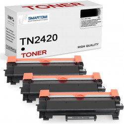 SMARTOMI Brother TN2420 TN-2420 Toner Cartridges 3PK