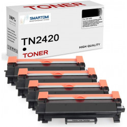 SMARTOMI Brother TN2420 TN-2420 Toner Cartridges 4PK